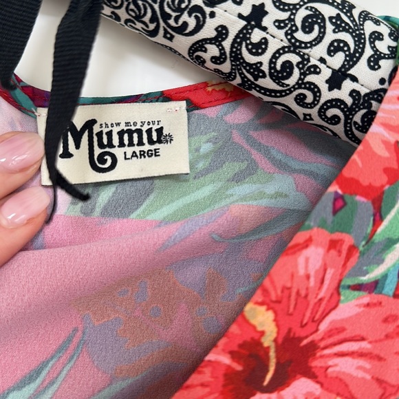 Show Me Your Mumu Crop Wrap Top Size L - Picture 2 of 3